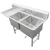 SCS-26-1620-30L | 66' | Sink, (2) Two Compartment
