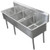SCS-34-2424 | 77' | Sink, (3) Three Compartment