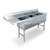 SWS3C162012-18L-318 | 25' | Sink, (3) Three Compartment
