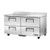 TWT-60D-4-HC | 60' | Refrigerated Counter, Work Top TWT-60D-4-HC | 60' | Refrigerated Counter, Work Top