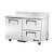 TWT-48D-2-HC | 48' | Refrigerated Counter, Work Top