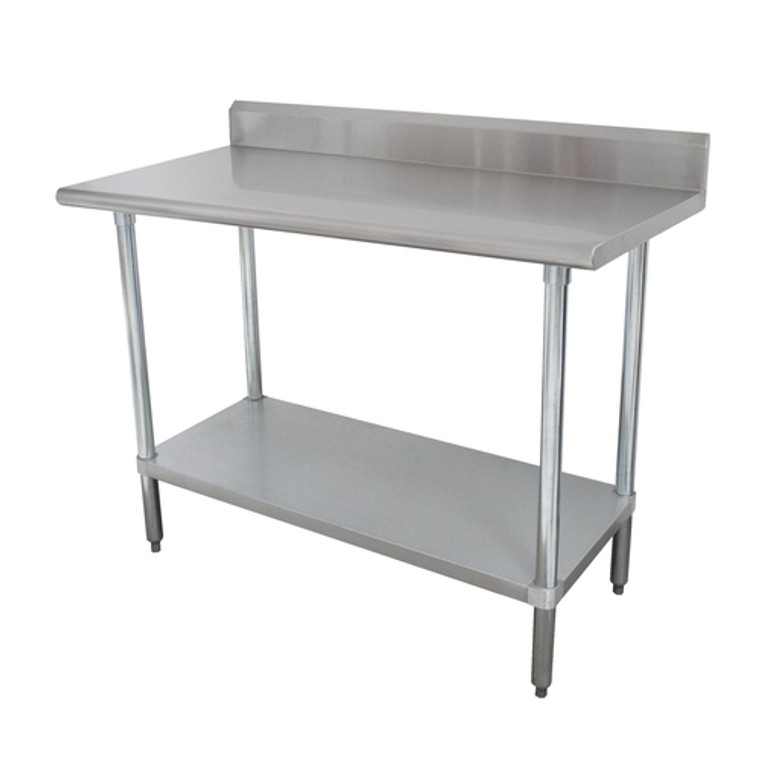 KLAG-248-X | 96' | Work Table,  85 - 96, Stainless Steel Top