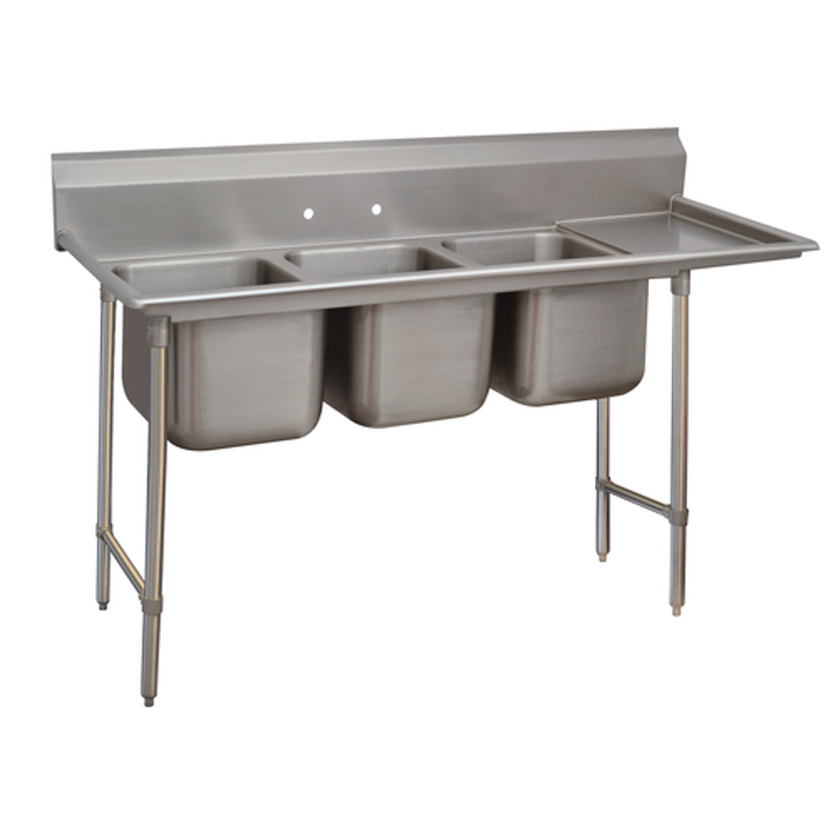 93-43-72-36R | 120' | Sink, (3) Three Compartment