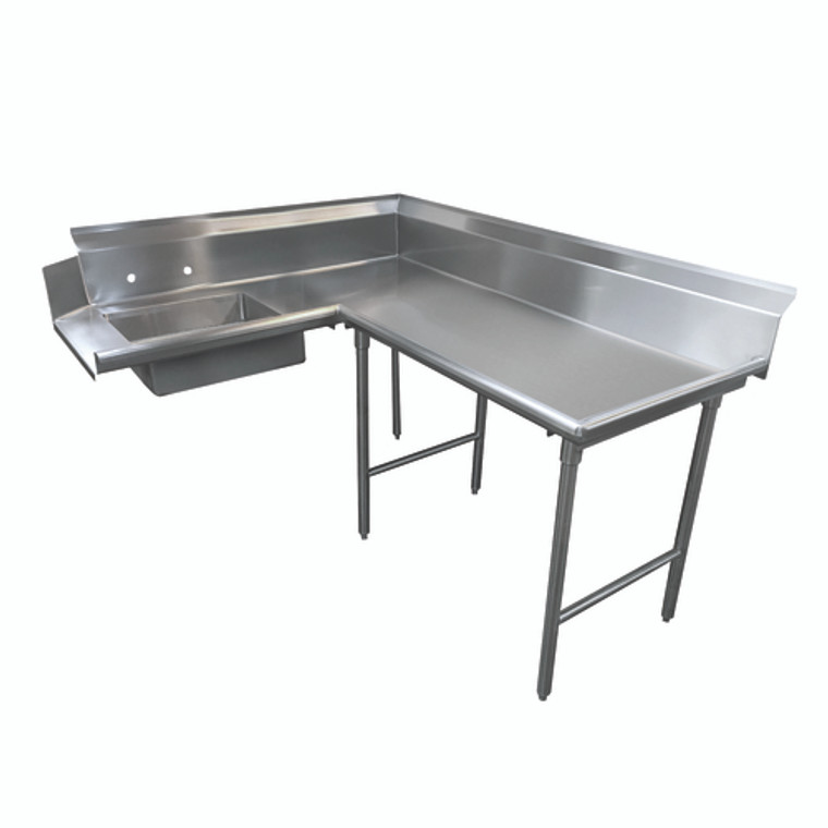 DTS-K30-108R | 0' | Dishtable, Soiled L Shaped