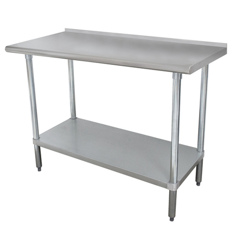 FMSLAG-244-X | 48' | Work Table,  40 - 48, Stainless Steel Top
