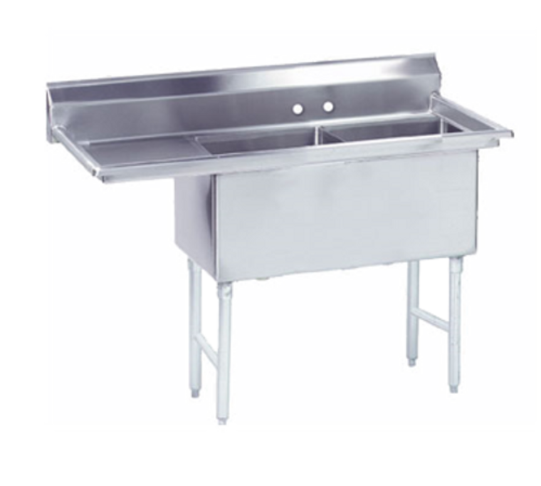 FC-2-1818-18L | 56' | Sink, (2) Two Compartment