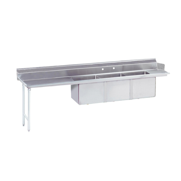 DTC-3-1620-120L | 119' | Dishtable, with Potsinks