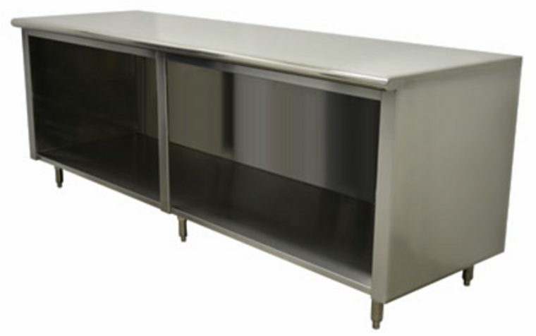 EEB-SS-247-X | 84' | Work Table, Cabinet Base Open Front