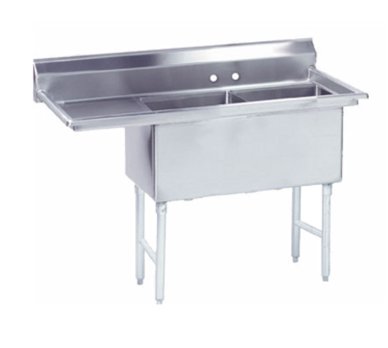 FC-2-1818-18L-X | 56' | Sink, (2) Two Compartment