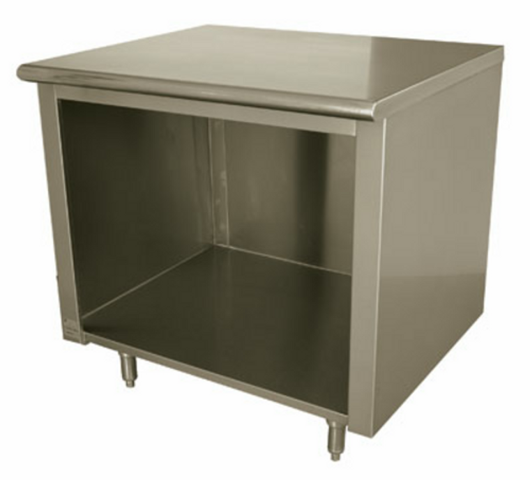 EEB-SS-303 | 36' | Work Table, Cabinet Base Open Front