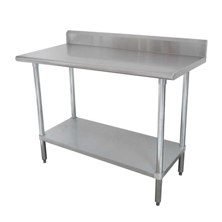 KSLAG-247-X | 84' | Work Table,  73 - 84, Stainless Steel Top