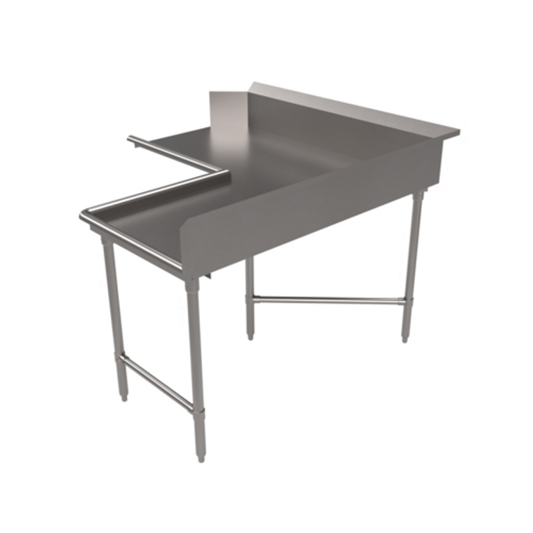 BKCDT6-C6096R | 60' | Dishtable, Clean L Shaped