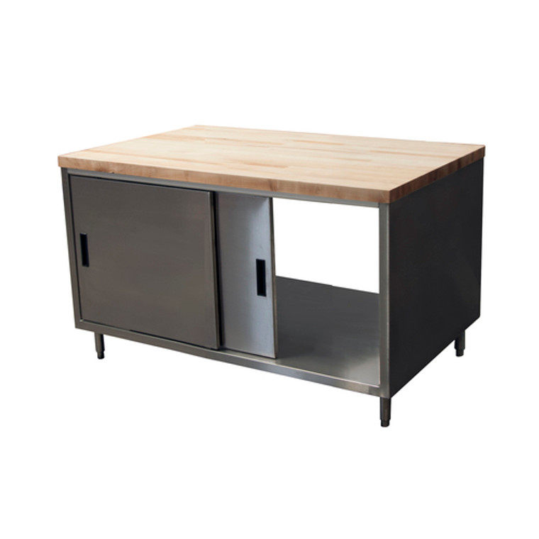 CMT-3048S2 | 48' | Work Table, Wood Top