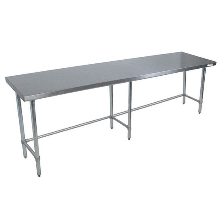 QVTOB-8430 | 84' | Work Table,  73 - 84, Stainless Steel Top