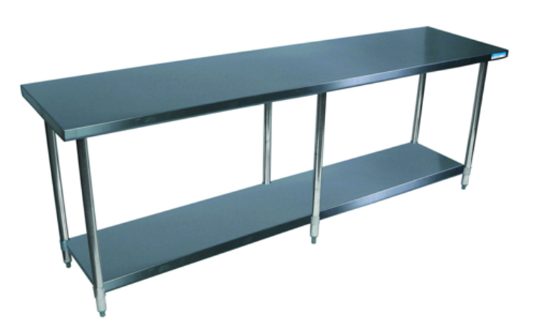 SVT-1884 | 84' | Work Table,  73 - 84, Stainless Steel Top
