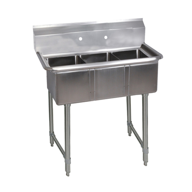 BKS-3-1014-10S | 35' | Sink, (3) Three Compartment