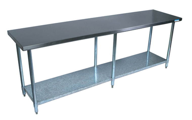 CVT-9624 | 96' | Work Table,  85 - 96, Stainless Steel Top