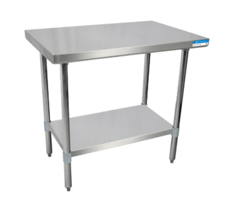 SVT-3630 | 36' | Work Table,  36 - 38, Stainless Steel Top