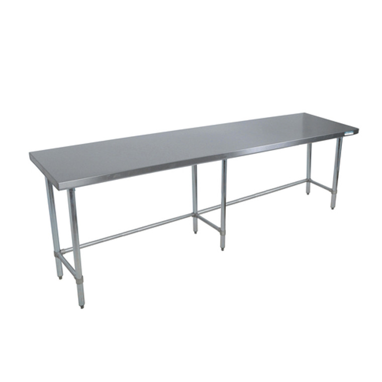 QVTOB-9624 | 96' | Work Table,  85 - 96, Stainless Steel Top