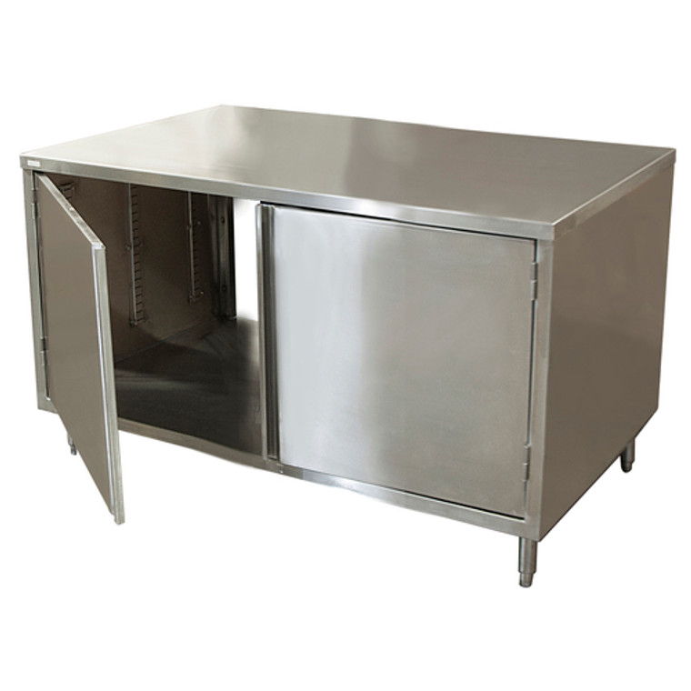 CST-2418H2 | 18' | Work Table, Cabinet Base Hinged Doors