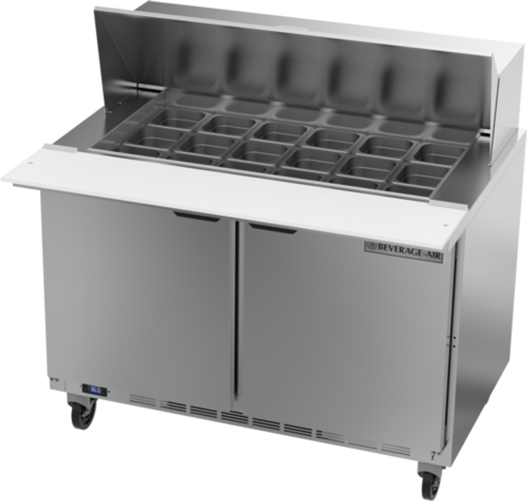 SPE48HC-18M | 48' | Refrigerated Counter, Mega Top Sandwich / Salad Unit
