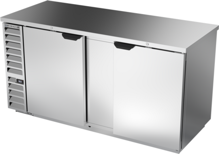 BB68HC-1-S | 69' | Back Bar Cabinet, Refrigerated