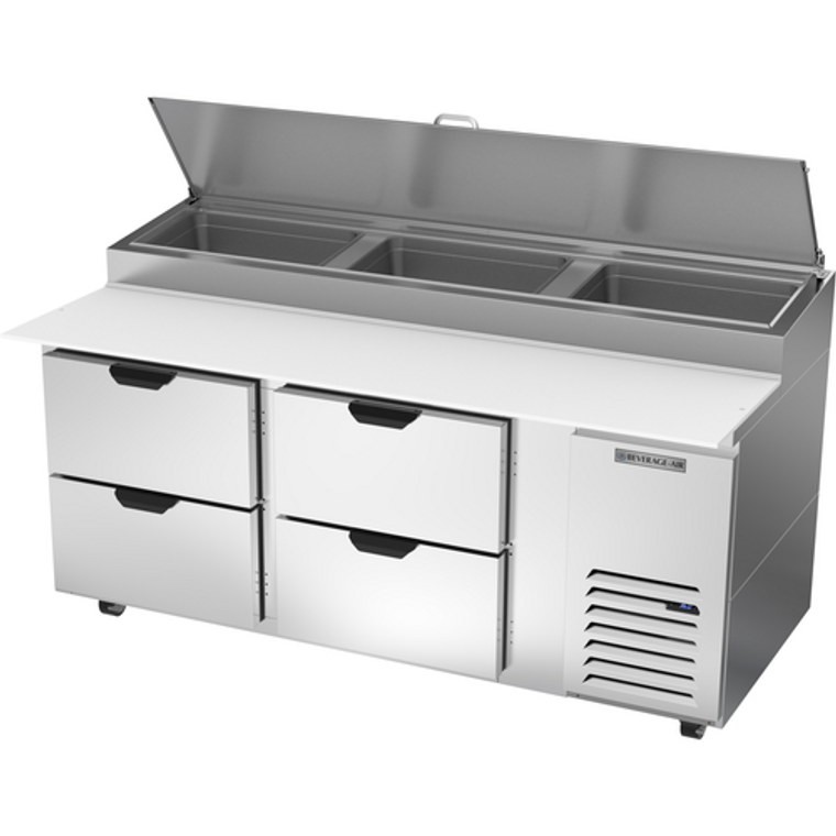 DPD72HC-4 | 72' | Refrigerated Counter, Pizza Prep Table