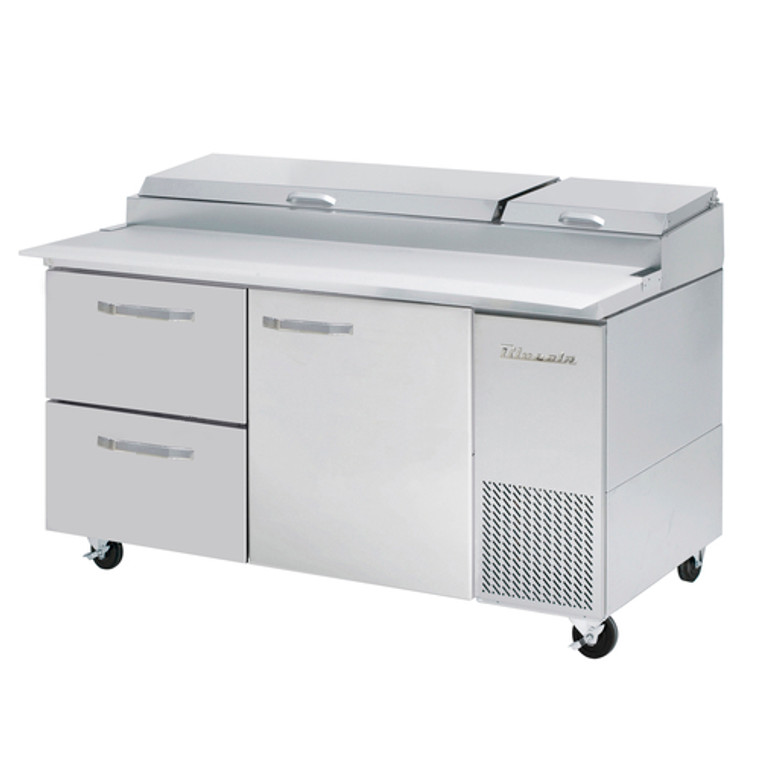 BAPP67-D2L-HC | 67' | Refrigerated Counter, Pizza Prep Table