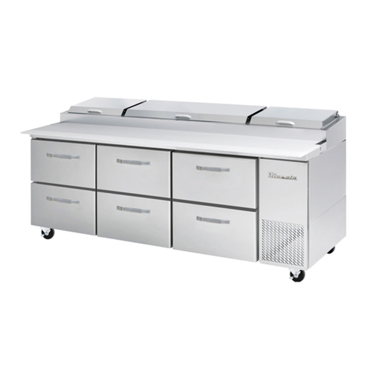 BAPP93-D6-HC | 93' | Refrigerated Counter, Pizza Prep Table