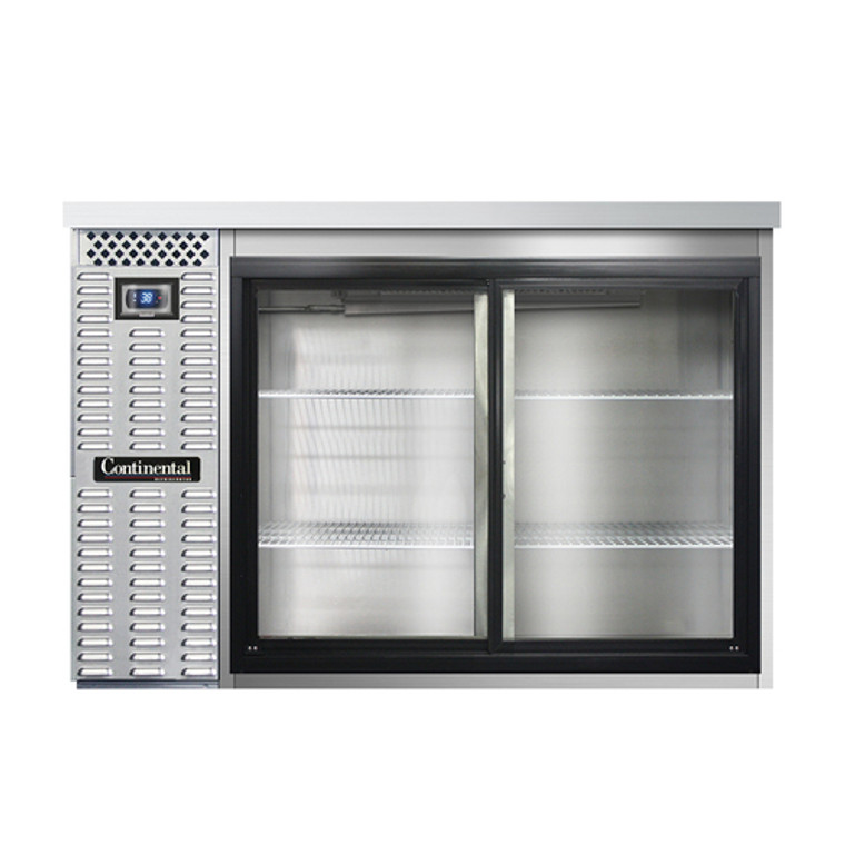 BB50SNSSSGD | 50' | Back Bar Cabinet, Refrigerated