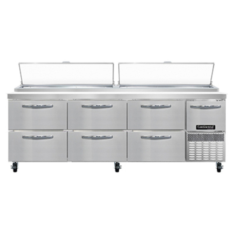 PA93N-D | 93' | Refrigerated Counter, Pizza Prep Table