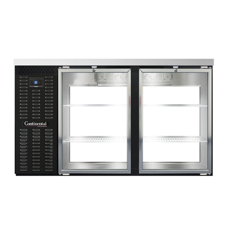 BB59SNGDPT | 59' | Back Bar Cabinet, Refrigerated, Pass-Thru