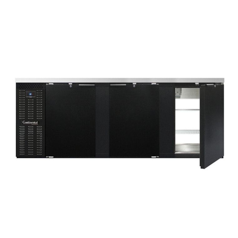 BB90SNPT | 90' | Back Bar Cabinet, Refrigerated, Pass-Thru