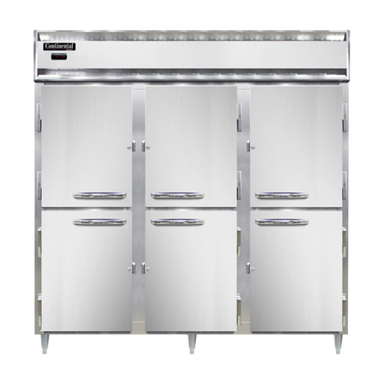 DL3W-SS-HD | 78' | Heated Cabinet, Reach-In