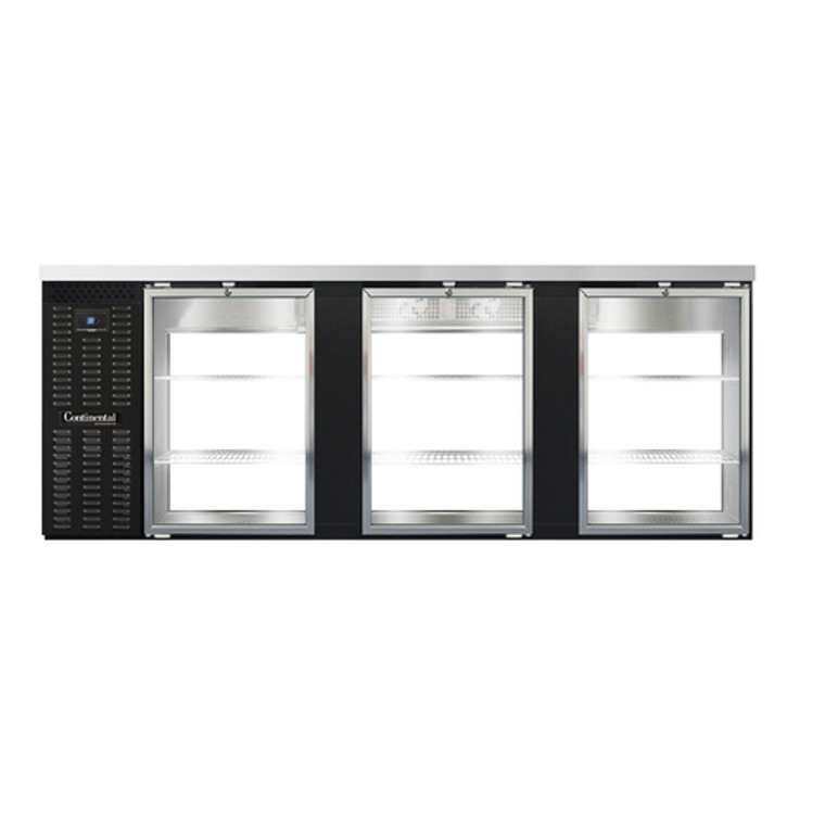 BB90SNGDPT | 90' | Back Bar Cabinet, Refrigerated, Pass-Thru