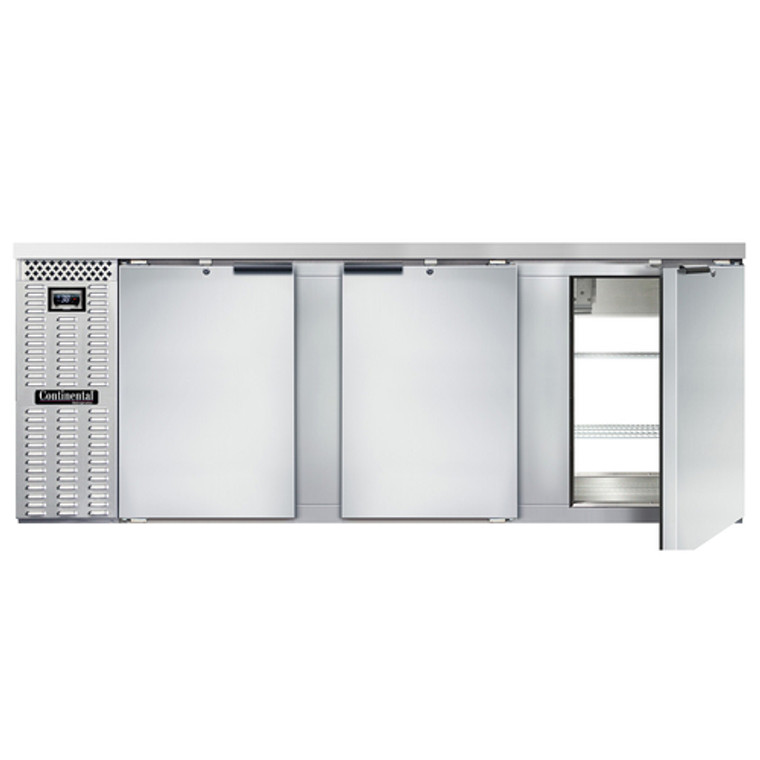 BB90NSSPT | 90' | Back Bar Cabinet, Refrigerated, Pass-Thru
