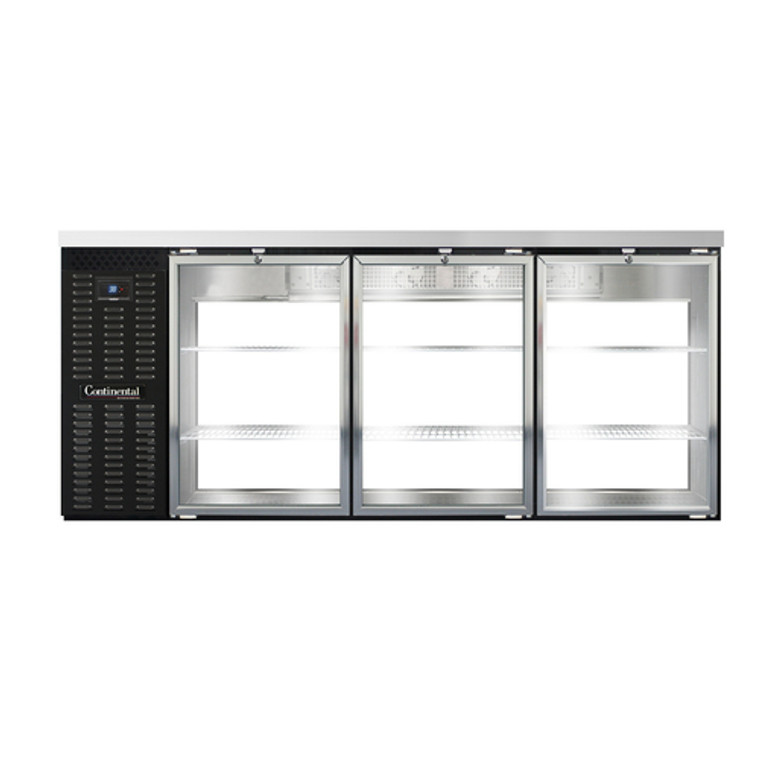 BB79SNGDPT | 79' | Back Bar Cabinet, Refrigerated, Pass-Thru