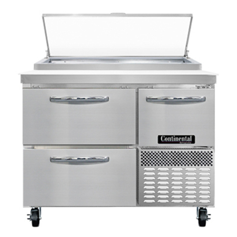 PA43N-D | 43' | Refrigerated Counter, Pizza Prep Table