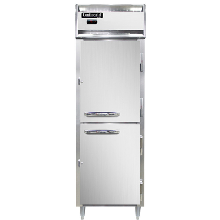 DL1W-SS-HD | 26' | Heated Cabinet, Reach-In