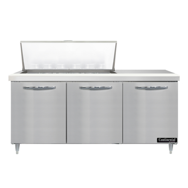 D72N18M | 72' | Refrigerated Counter, Mega Top Sandwich / Salad Unit