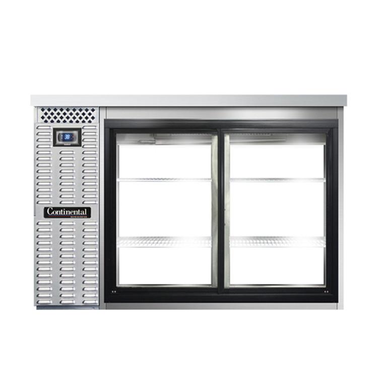 BB50SNSSSGDPT | 50' | Back Bar Cabinet, Refrigerated, Pass-Thru