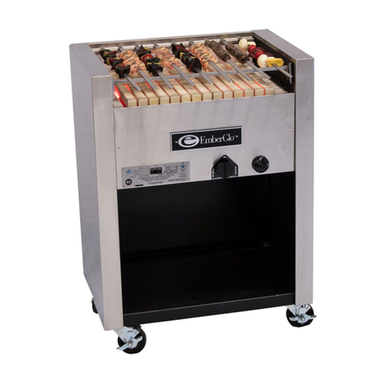 25F-KABOB-LP-5110401 | 26' | Charbroiler, Gas, Floor Model