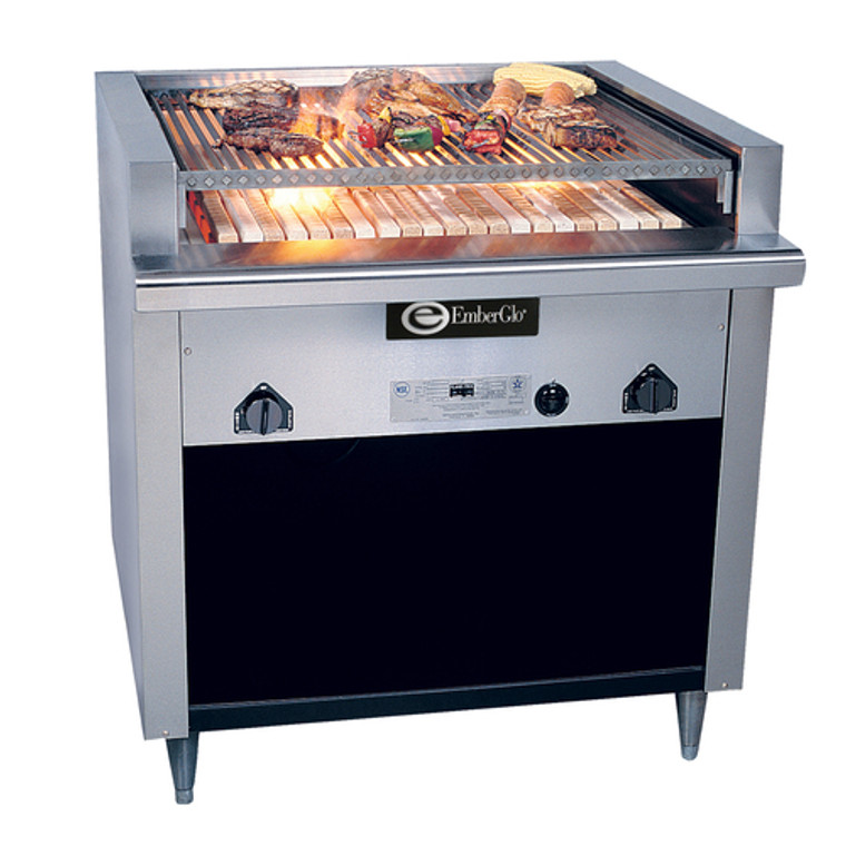 41F-LP-5130202 | 35' | Charbroiler, Gas, Floor Model