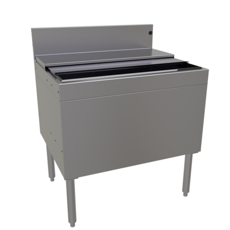 IBB-30-CP10-ED | 30' | Underbar Ice Bin/Cocktail Unit