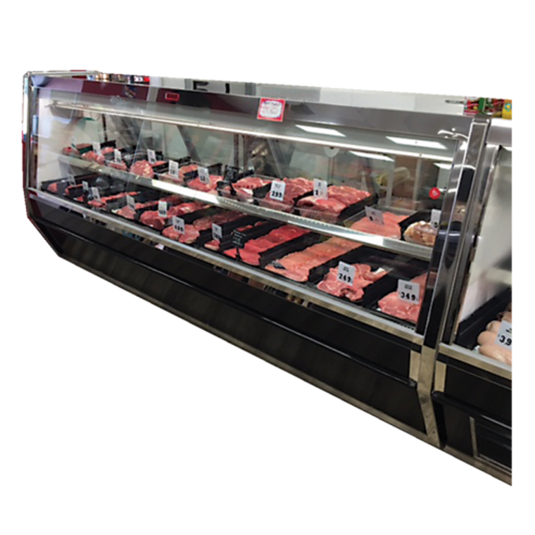 R-CMS40E-12-BE-LED | 148' | Display Case, Red Meat Deli