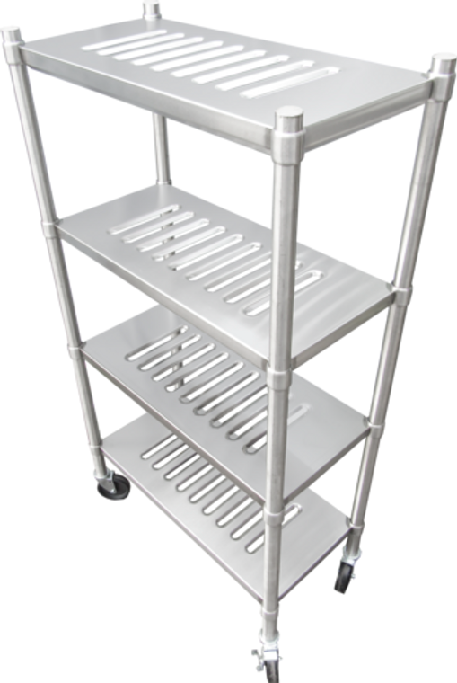 ES-7218-4L | 72' | Shelving Unit, Louvered Slotted