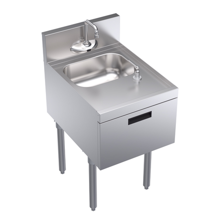 KR24-18ST-E | 18' | Underbar Sink Units