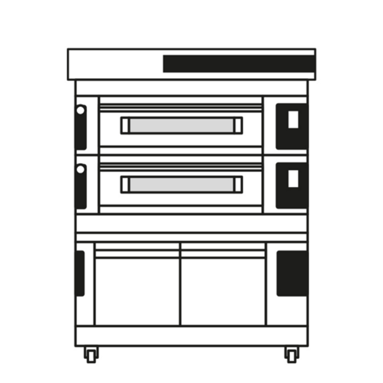 S1202P03 | 65' | Pizza Bake Oven, Deck-Type, Electric