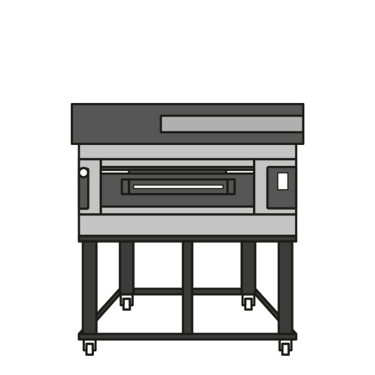 I1001S03 | 53' | Pizza Bake Oven, Deck-Type, Electric