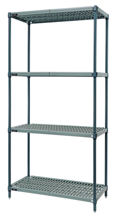 WR74-2148WPM | 48' | Shelving Unit, Plastic with Metal Post